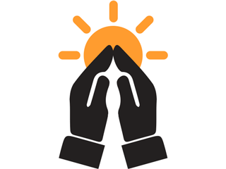 Praying hands icon