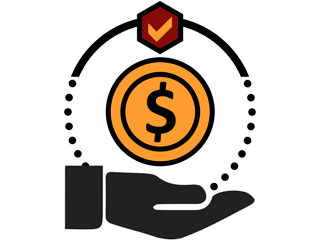 Diagram of savings icon