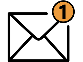Email alert icon